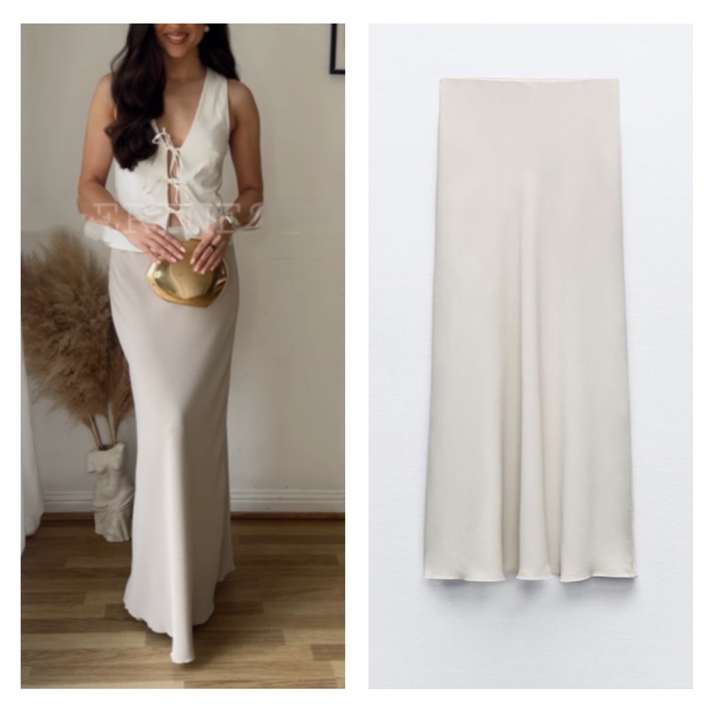 NWOT Zara long straight skirt